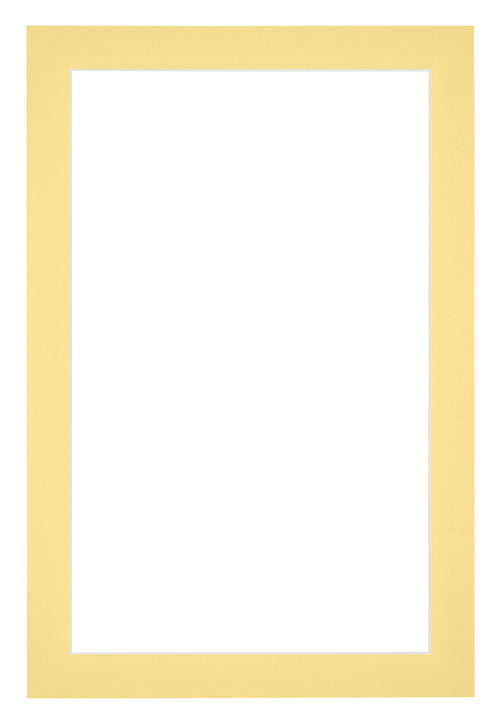 Passe-Partout Photo Frame Size 40x60 cm - Photo Size 35x55 cm - Yellow