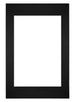 Passe-Partout Photo Frame Size 40x60 cm - Photo Size 30x45 cm - Black