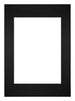 Passe-Partout Photo Frame Size 42x59,4 cm A2 - Photo Size 29,7x42 cm - Black