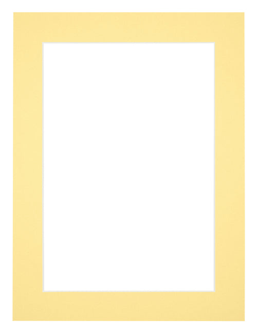 Passe-Partout Photo Frame Size 46x61 cm - Photo Size 40x50 cm - Yellow
