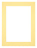 Passe-Partout Photo Frame Size 45x60 cm - Photo Size 40x50 cm - Yellow