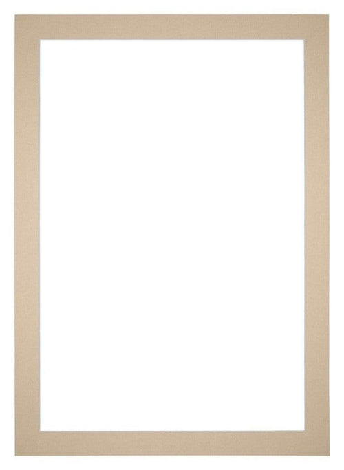 Passe-Partout Photo Frame Size 32x45 cm - Photo Size 20x40 cm - Beige