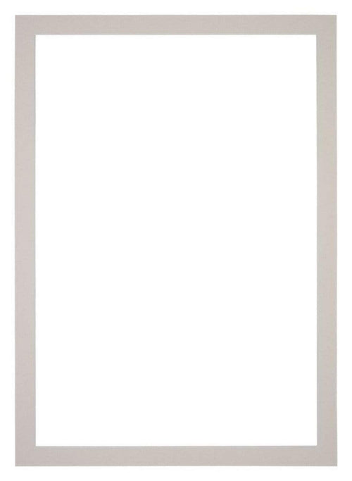 Passe-Partout Photo Frame Size 30x42 cm - Photo Size 25x35 cm - Gray Granite