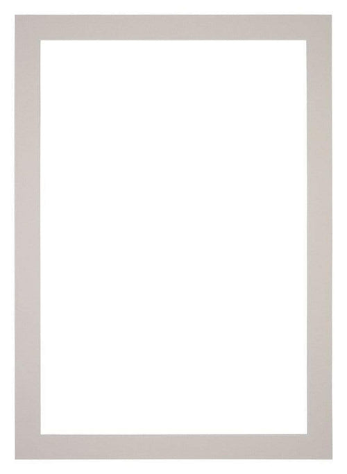 Passe-Partout Photo Frame Size 50x75 cm - Photo Size 45x65 cm - Gray Granite