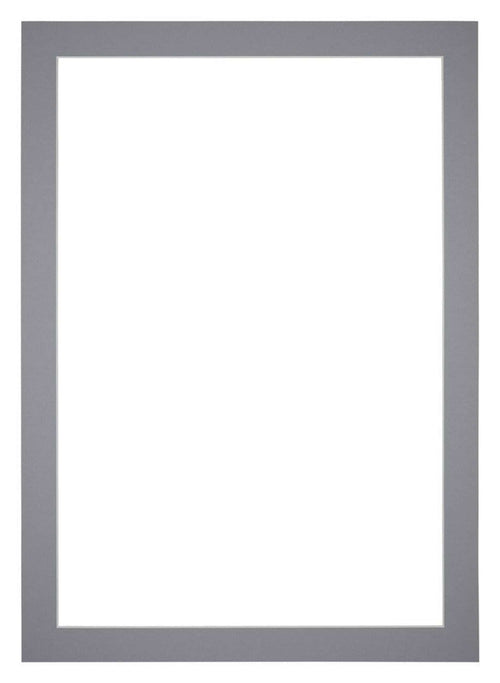 Passe-Partout Photo Frame Size 32x45 cm - Photo Size 20x40 cm - Gray