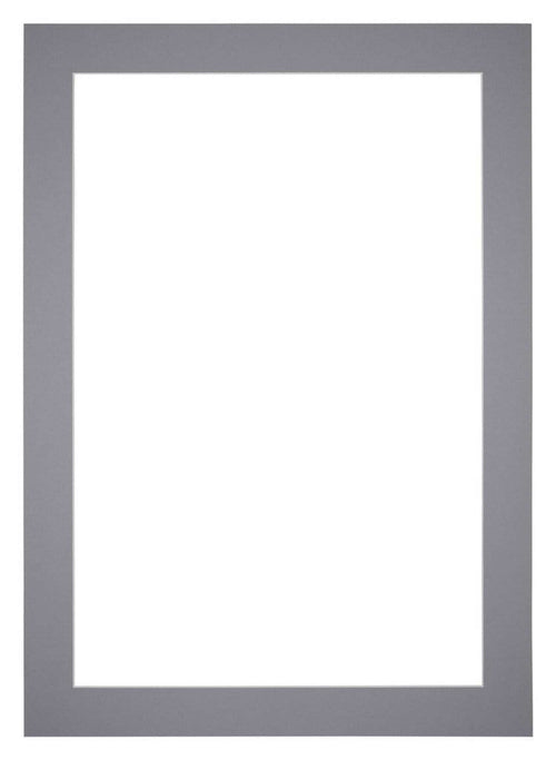 Passe-Partout Photo Frame Size 50x70 cm - Photo Size 40x60 cm - Gray