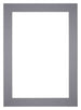 Passe-Partout Photo Frame Size 35x50 cm - Photo Size 20x30 cm - Gray