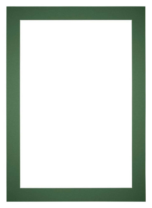 Passe-Partout Photo Frame Size 32x45 cm - Photo Size 20x30 cm - Green Forest