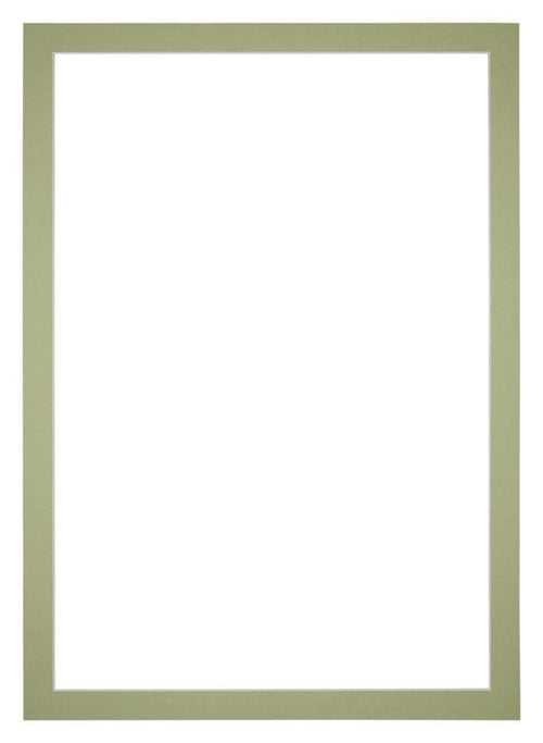 Passe-Partout Photo Frame Size 50x70 cm - Photo Size 45x65 cm - Mint green
