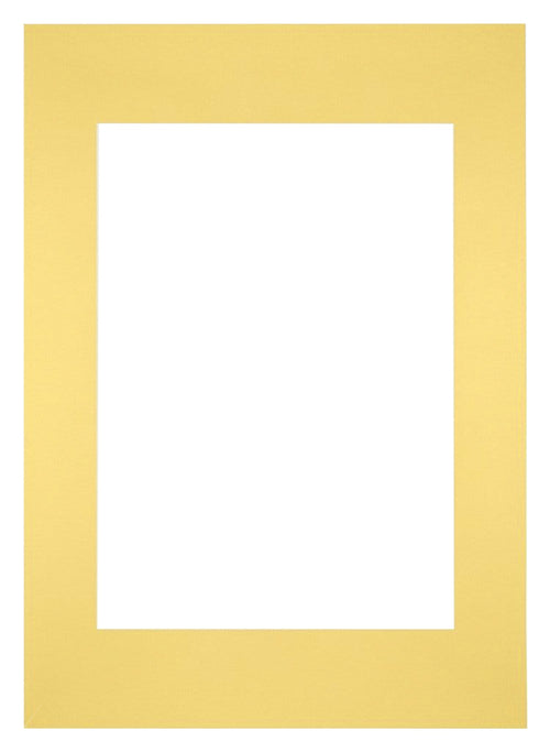 Passe-Partout Photo Frame Size 59,4x84 cm A1 - Photo Size 42x59,4 cm - Yellow