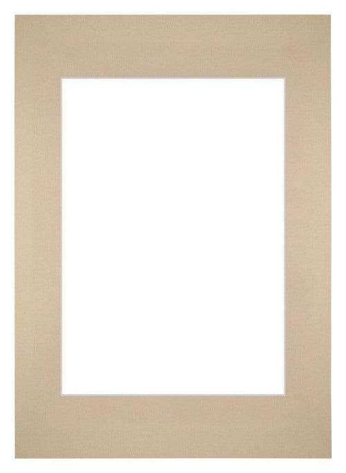 Passe-Partout Photo Frame Size 59,4x84 cm A1 - Photo Size 42x59,4 cm - Beige