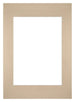Passe-Partout Photo Frame Size 59,4x84 cm A1 - Photo Size 42x59,4 cm - Beige