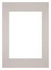 Passe-Partout Photo Frame Size 59,4x84 cm A1 - Photo Size 42x59,4 cm - Gray Granite