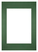 Passe-Partout Photo Frame Size 59,4x84 cm A1 - Photo Size 42x59,4 cm - Green Forest