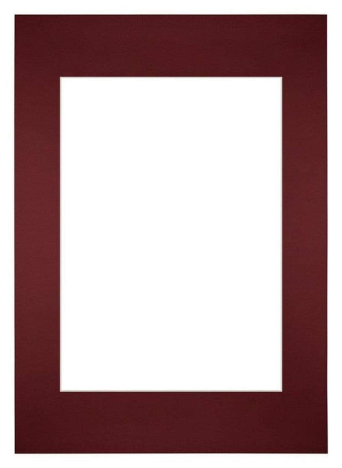 Passe-Partout Photo Frame Size 59,4x84 cm A1 - Photo Size 42x59,4 cm - Wine Red