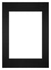 Passe-Partout Photo Frame Size 59,4x84 cm A1 - Photo Size 42x59,4 cm - Black