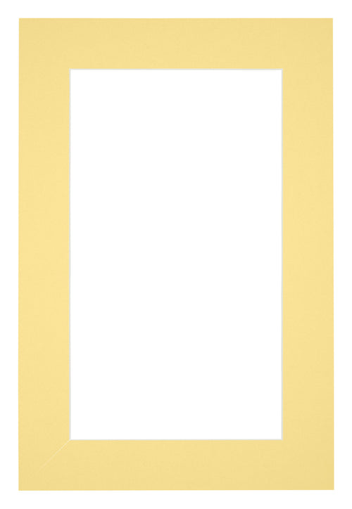 Passe-Partout Photo Frame Size 62x93 cm - Photo Size 50x70 cm - Yellow