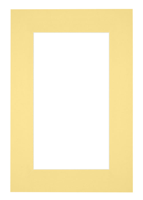 Passe-Partout Photo Frame Size 62x93 cm - Photo Size 50x80 cm - Yellow