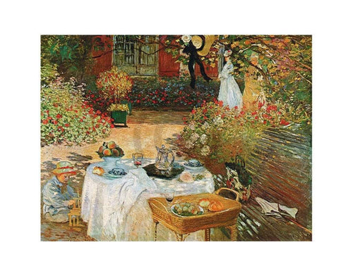 Claude Monet Le dèjeuner Art Print 70x50cm | Yourdecoration.co.uk