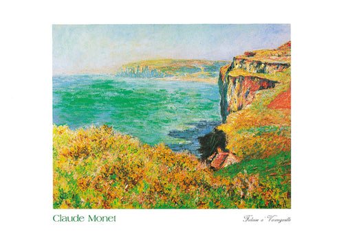 Claude Monet Falaise à Varengeville Art Print 70x50cm | Yourdecoration.co.uk