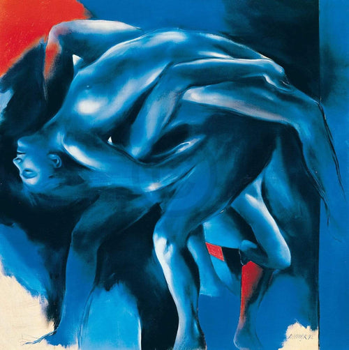 Daniel Gasser Frauenkörper Art Print 97x97cm | Yourdecoration.co.uk