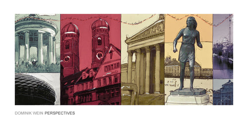 Dominik Wein München I Art Print 100x50cm | Yourdecoration.co.uk