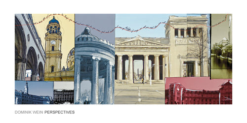 Dominik Wein München II Art Print 100x50cm | Yourdecoration.co.uk