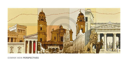 Dominik Wein München III Art Print 100x50cm | Yourdecoration.co.uk