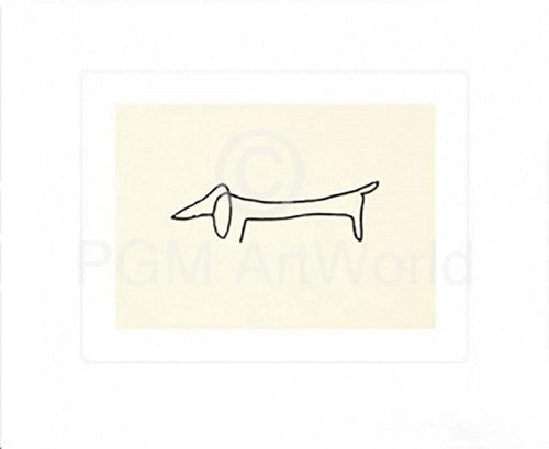 Pablo Picasso Le Chien Art Print 60x50cm | Yourdecoration.co.uk
