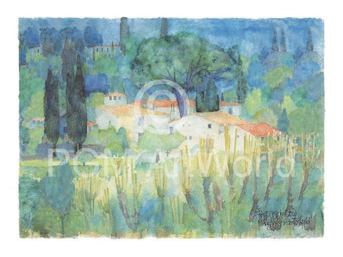Ralf Westphal Mittagshitze in der Toscana Art Print 80x60cm | Yourdecoration.co.uk