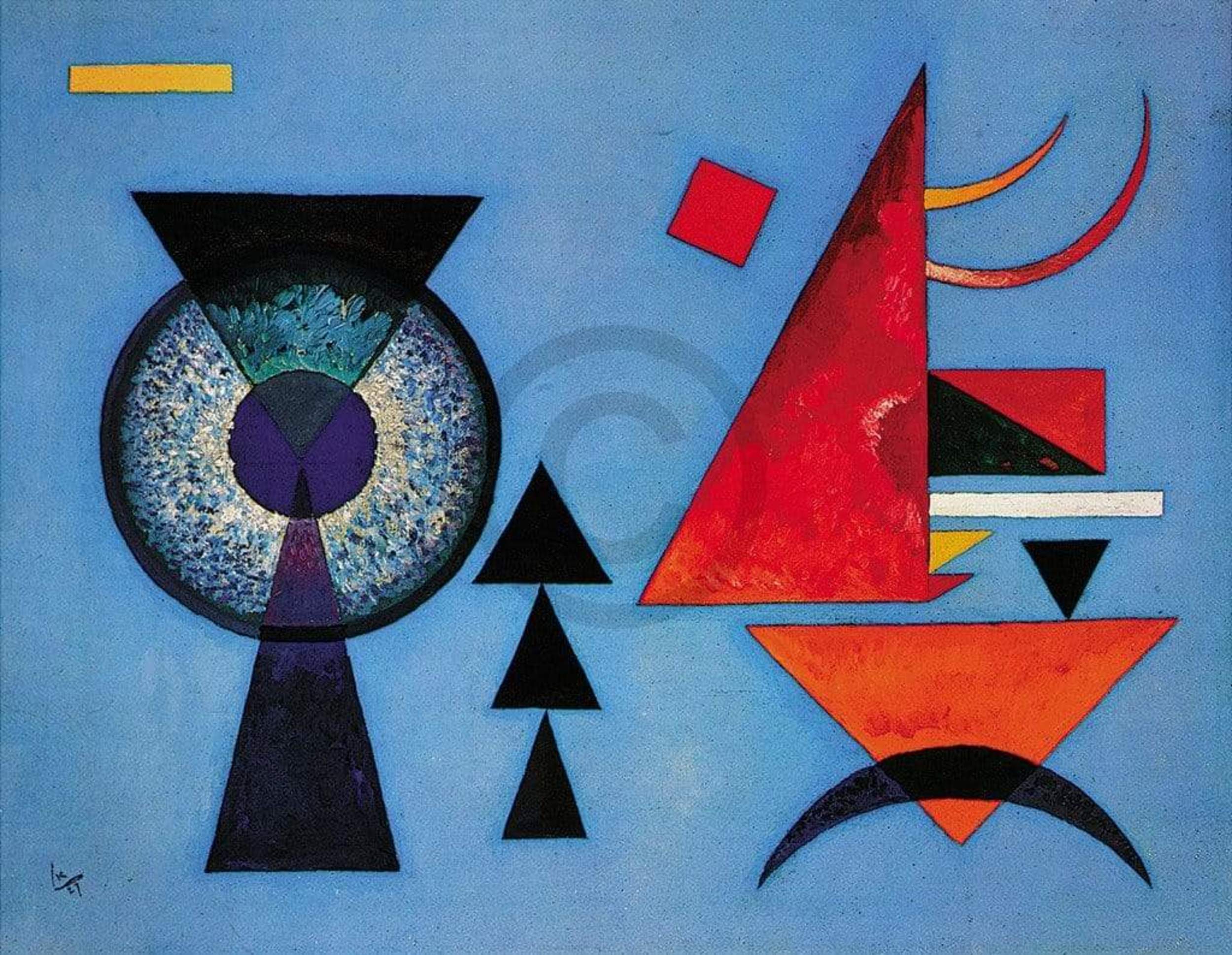 Art Print Kandinsky Weiches Hart 100x70cm | Yourdecoration.co.uk