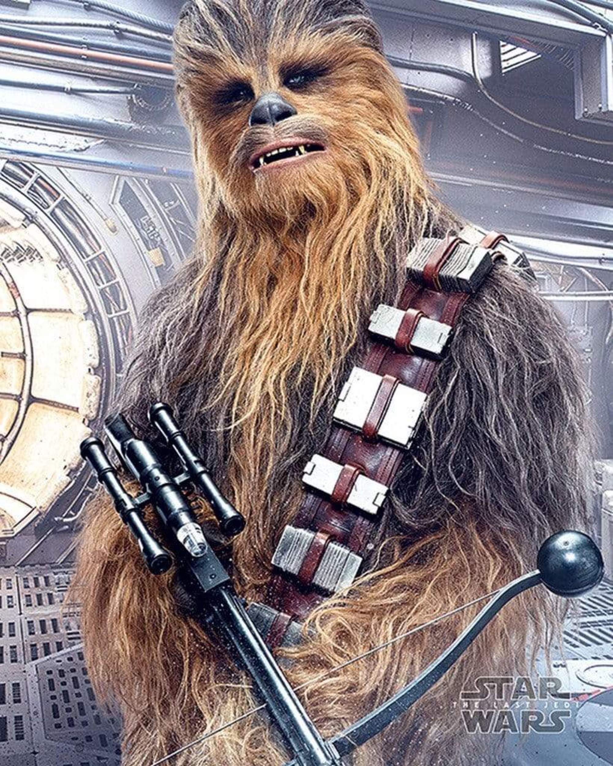 Poster Star Wars the Last Jedi Chewbacca 40x50cm