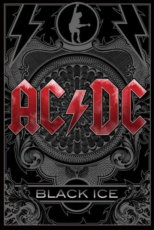 Pyramid AC DC Black Ice Poster 61x91,5cm | Yourdecoration.co.uk