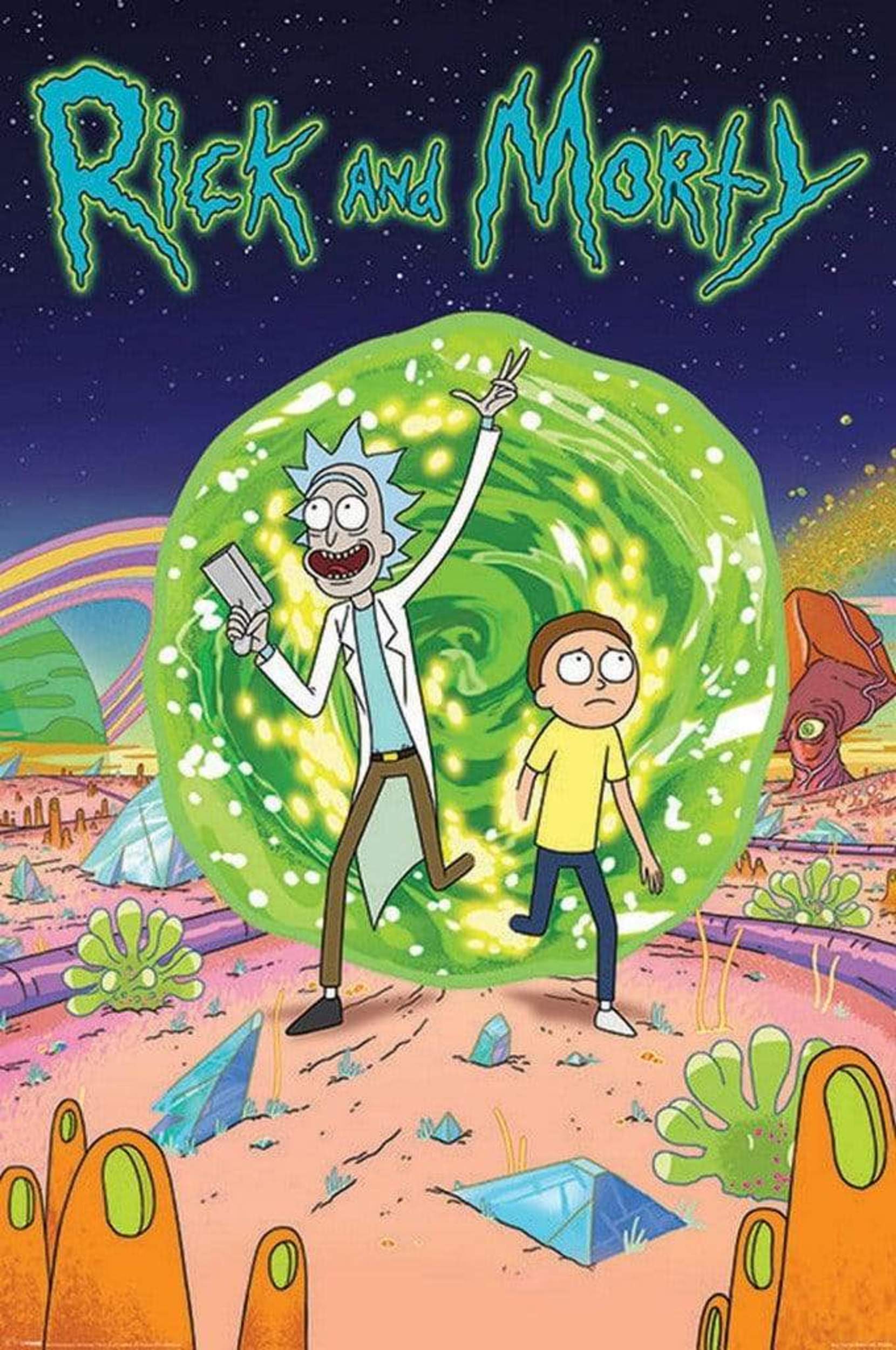 Rick And Morty Hundeleine – Schwarz, 122 Cm Lang, 3,8 Cm Breit, Offiziell Lizenziert