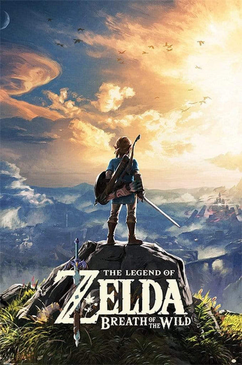 Pyramid The Legend of Zelda Breath of the Wild Sunset Poster 61x91,5cm | Yourdecoration.co.uk