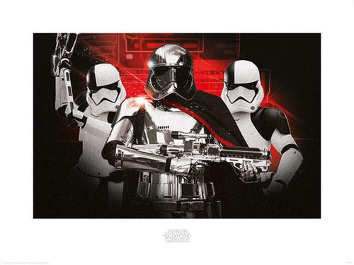 Pyramid Star Wars The Last Jedi Stormtrooper Team Art Print 60x80cm | Yourdecoration.co.uk