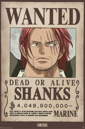 Poster One Piece Wanted Shanks Wano 38x52cm GBYDCO654 | Yourdecoration.co.uk