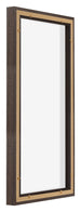 Lyon MDF Canvas Floater Frame 1 2 Oak Dark Back Oblique | Yourdecoration.co.uk