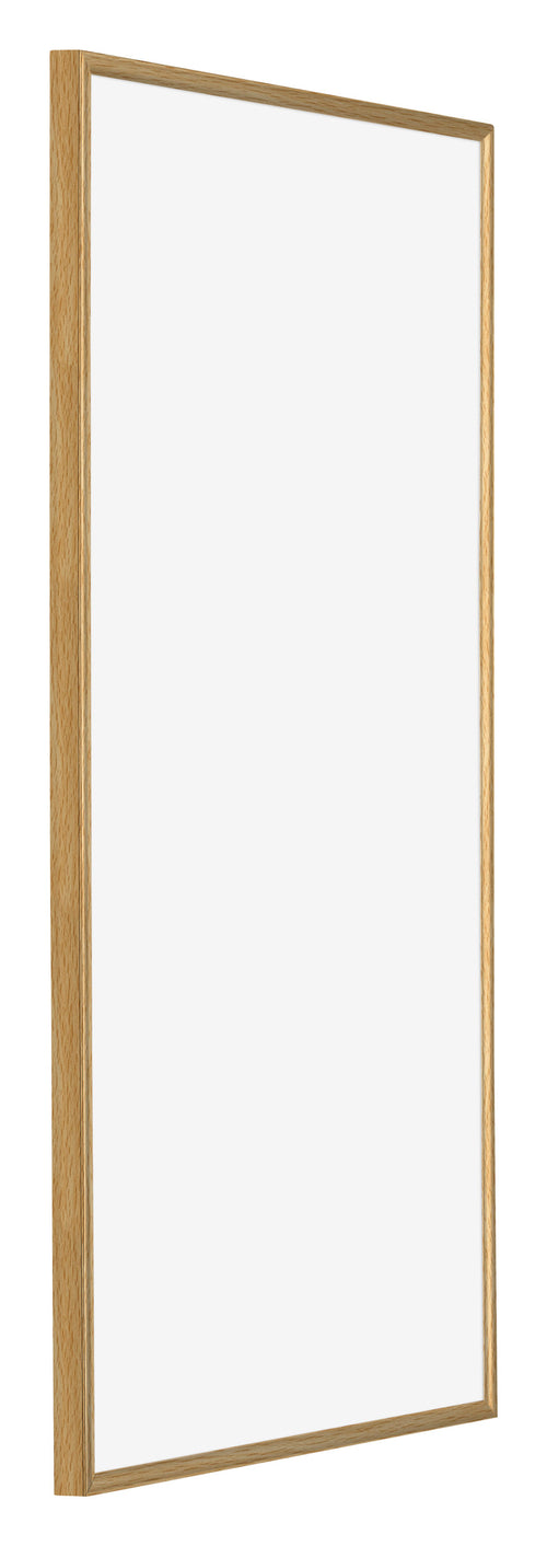 Evry Plastic Photo Frame 20x40cm Beech Light Front Oblique | Yourdecoration.co.uk
