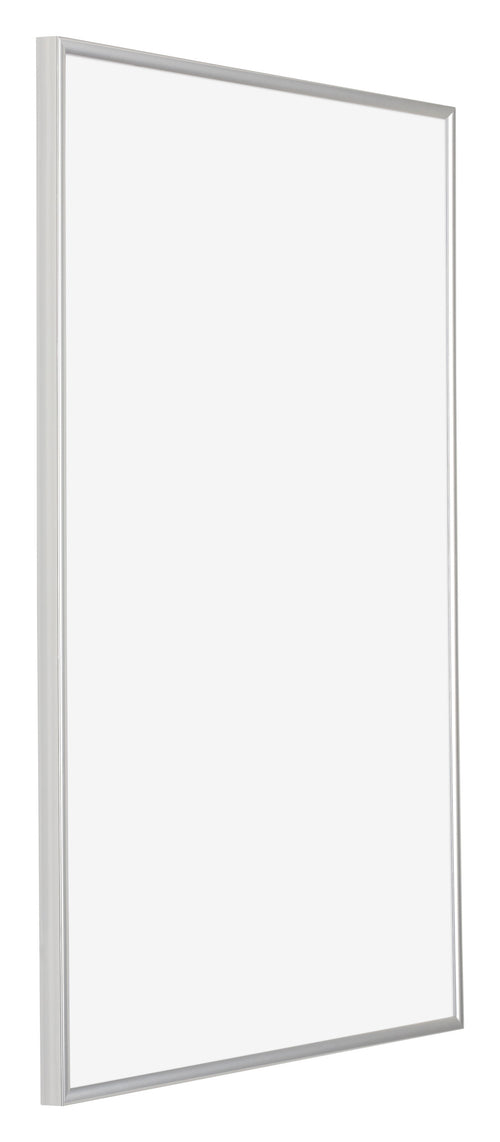 Evry Plastic Photo Frame 62x93cm Silver Front Oblique | Yourdecoration.co.uk