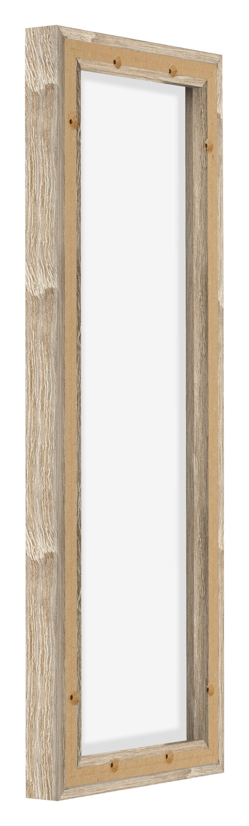 Lyon MDF Canvas Floater Frame 1 3 Sonoma Oak Back Oblique | Yourdecoration.co.uk