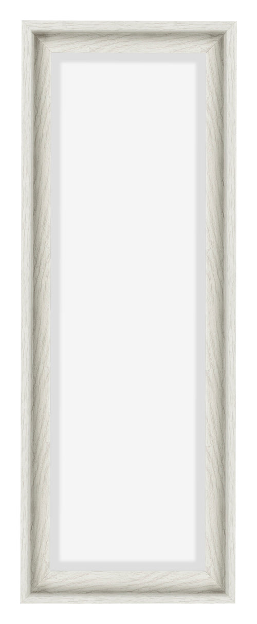 Lyon MDF Canvas Floater Frame 1 3 White Wash Front | Yourdecoration.co.uk