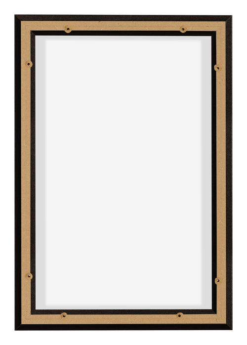 Lyon MDF Canvas Floater Frame 2 3 Oak Dark Back | Yourdecoration.co.uk