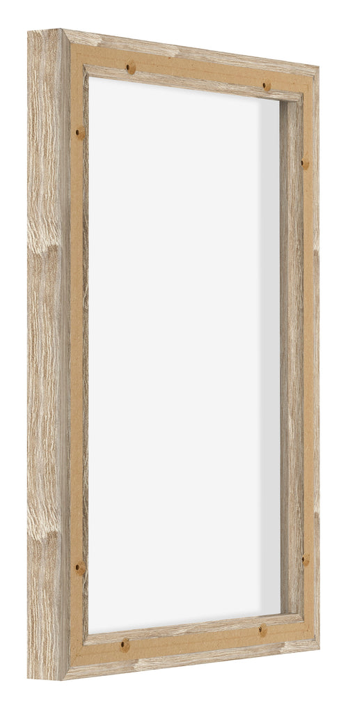 Lyon MDF Canvas Floater Frame 2 3 Sonoma Oak Back Oblique | Yourdecoration.co.uk