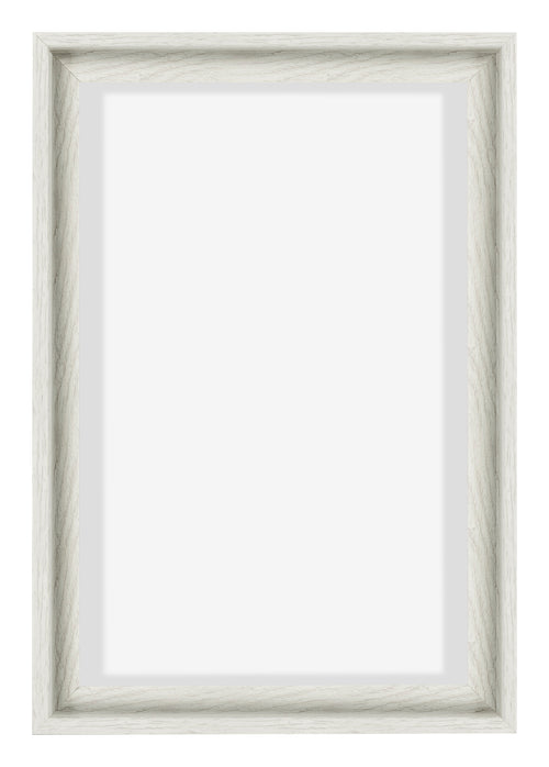 Lyon MDF Canvas Floater Frame 2 3 White Wash Front | Yourdecoration.co.uk