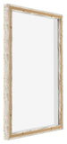 Lyon MDF Canvas Floater Frame 5 7 White Vintage Back Oblique | Yourdecoration.co.uk