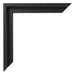 Lyon MDF Canvas Floater Frame Black Matte Corner | Yourdecoration.co.uk