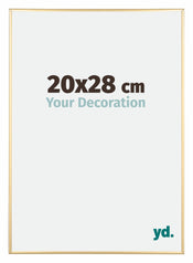 Austin Aluminium Photo Frame 20x28cm Gold High Gloss Front Size | Yourdecoration.co.uk