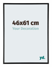 Austin Aluminium Photo Frame 46x61cm Black High Gloss Front Size | Yourdecoration.co.uk