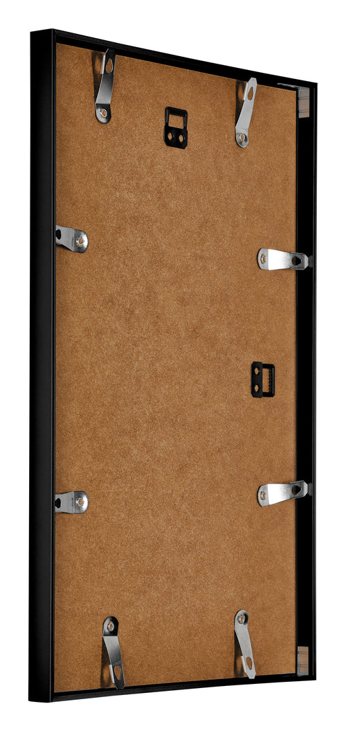 Austin Aluminium Photo Frame 50x75cm Black High Gloss Back Oblique | Yourdecoration.co.uk